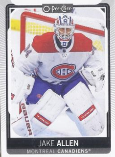 Jake Allen Montreal Canadiens O-Pee-Chee 2021/22 #345