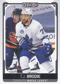 T.J. Brodie Toronto Maple Leafs O-Pee-Chee 2021/22 #350
