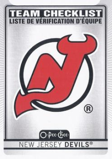 Team Logo New Jersey Devils O-Pee-Chee 2021/22 Team Checklists #568