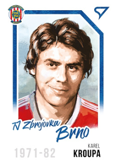 Karel Kroupa Brno Dekady Fotbalove Ligy 2023 SportZoo Portret #P-012