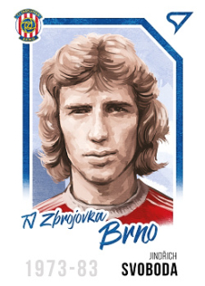 Jindrich Svoboda Brno Dekady Fotbalove Ligy 2023 SportZoo Portret Canvas #P-014