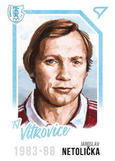 Jaroslav Netolicka Vitkovice Dekady Fotbalove Ligy 2023 SportZoo Portret Canvas #P-015