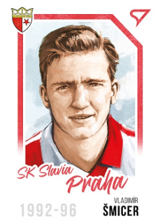 Vladimir Smicer Slavia Praha Dekady Fotbalove Ligy 2023 SportZoo Portret #P-022