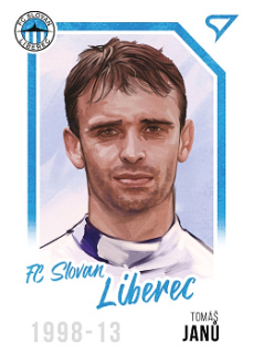 Tomas Janu Slovan Liberec Dekady Fotbalove Ligy 2023 SportZoo Portret Canvas #P-023