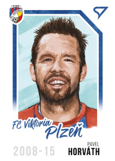 Pavel Horvath Viktoria Plzen Dekady Fotbalove Ligy 2023 SportZoo Portret Canvas #P-024