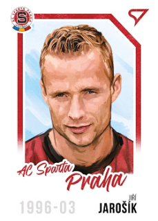 Jiri Jarosik Sparta Praha Dekady Fotbalove Ligy 2023 SportZoo Portret Canvas #P-026