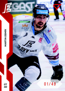 Martin Osmik Karlovy Vary Tipsport ELH 2022/23 SportZoo 2. serie Red /49 #346