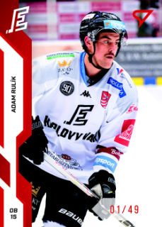 Adam Rulik Karlovy Vary Tipsport ELH 2022/23 SportZoo 2. serie Red /49 #341