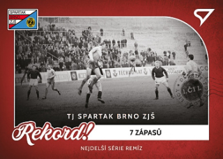 Nejdelsi serie remiz Brno Dekady Fotbalove Ligy 2023 SportZoo Rekord! #R-003