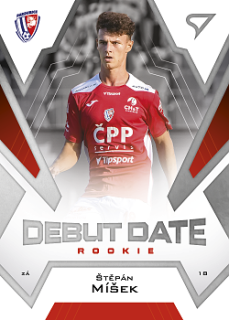 Stepan Misek Pardubice SportZoo FORTUNA:LIGA 2023/24 2. serie Debut Date Rookie #DR-19