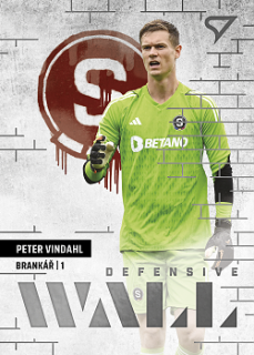 Peter Vindahl Sparta Praha SportZoo FORTUNA:LIGA 2023/24 2. serie Defensive Wall #DW-01