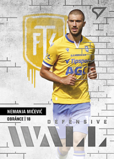 Nemanja Micevic Teplice SportZoo FORTUNA:LIGA 2023/24 2. serie Defensive Wall #DW-22