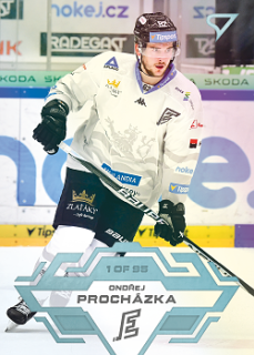 Ondrej Prochazka Karlovy Vary Tipsport ELH 2023/24 SportZoo 2. serie Ice Reflection /95 #327
