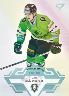 Jan Zavora Mlada Boleslav Tipsport ELH 2023/24 SportZoo 2. serie Ice Reflection /95 #338