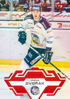 Jakub Dvorak Liberec Tipsport ELH 2023/24 SportZoo 2. serie Goal Light /60 #299