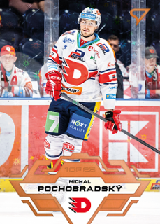 Michal Pochobradsky Pardubice Tipsport ELH 2023/24 SportZoo 2. serie Blade Sparks /25 #272