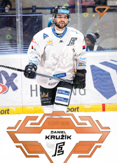 Daniel Kruzik Karlovy Vary Tipsport ELH 2023/24 SportZoo 2. serie Blade Sparks /25 #326
