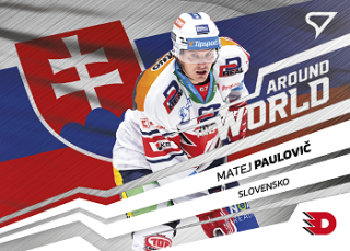Matej Paulovic Pardubice Tipsport ELH 2023/24 SportZoo 2. serie Around the World #AW-11