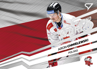 Aron Chmielewski Olomouc Tipsport ELH 2023/24 SportZoo 2. serie Around the World #AW-26