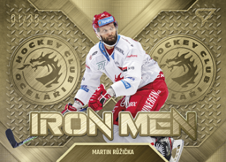 Martin Ruzicka Trinec Tipsport ELH 2023/24 SportZoo 2. serie Iron Men /35 #IM-02