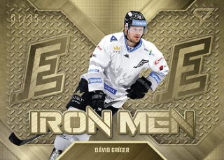 David Griger Karlovy Vary Tipsport ELH 2023/24 SportZoo 2. serie Iron Men /35 #IM-13