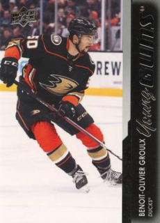 Benoit-Olivier Groulx Anaheim Ducks Upper Deck 2021/22 Series 2 Young Guns #478