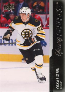 Oskar Steen Boston Bruins Upper Deck 2021/22 Series 2 Young Guns #494