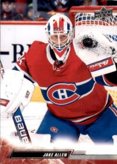 Jake Allen Montreal Canadiens Upper Deck 2022/23 Series 1 #93