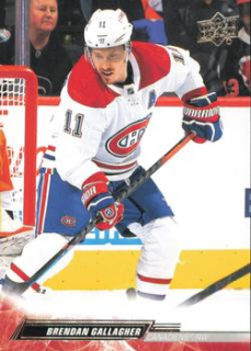 Brendan Gallagher Montreal Canadiens Upper Deck 2022/23 Series 1 #98