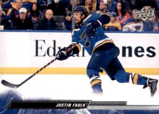 Justin Faulk St. Louis Blues Upper Deck 2022/23 Series 1 #158