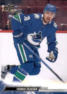 Tanner Pearson Vancouver Canucks Upper Deck 2022/23 Series 1 #179
