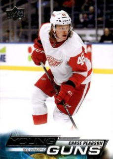 Chase Pearson Detroit Red Wings Upper Deck 2022/23 Series 1 Young Guns #244