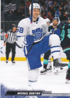 Michael Bunting Toronto Maple Leafs Upper Deck 2022/23 Series 2 #419