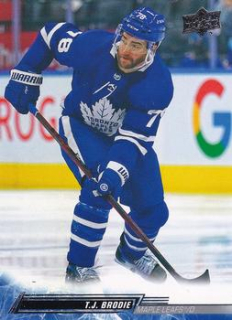 T.J. Brodie Toronto Maple Leafs Upper Deck 2022/23 Series 2 #422