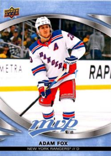 Adam Fox New York Rangers Upper Deck MVP 2023/24 #34