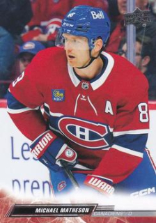 Michael Matheson Montreal Canadiens Upper Deck 2022/23 Extended Series #576