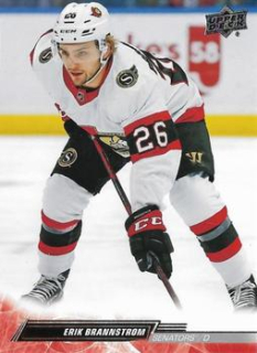 Erik Brannstrom Ottawa Senators Upper Deck 2022/23 Extended Series #602