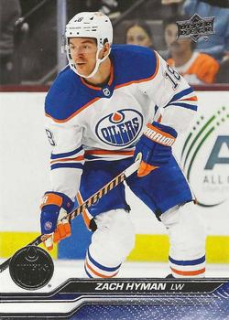 Zach Hyman Edmonton Oilers Upper Deck 2023/24 Series 1 #68