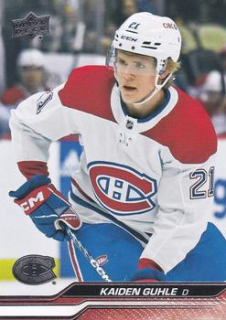 Kaiden Guhle Montreal Canadiens Upper Deck 2023/24 Series 1 #97