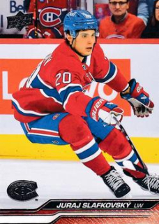 Juraj Slafkovsky Montreal Canadiens Upper Deck 2023/24 Series 1 #99