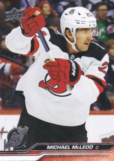 Michael McLeod New Jersey Devils Upper Deck 2023/24 Series 1 #111