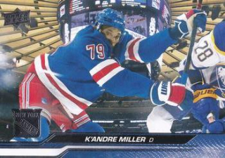 K'Andre Miller New York Rangers Upper Deck 2023/24 Series 1 #125