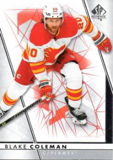 Blake Coleman Calgary Flames Upper Deck SP Authentic 2022/23 #68