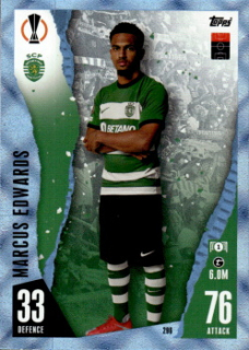 Marcus Edwards Sporting CP 2023/24 Topps Match Attax UEFA ChL Crystal Parallel #296