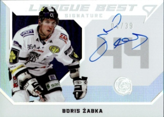 Boris Zabka Liberec Tipsport ELH 2023/24 SportZoo 1. serie League Best auto /39 #LBS-BZ