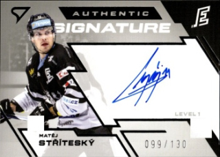 Matej Stritesky Karlovy Vary Tipsport ELH 2023/24 SportZoo 1. serie Authentic Signature Level 1 /130 #SL1-MS