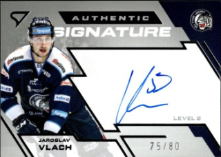 Jaroslav Vlach Liberec Tipsport ELH 2023/24 SportZoo 1. serie Authentic Signature Level 2 /80 #SL2-JV