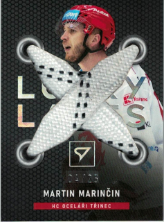 Martin Marincin Trinec Tipsport ELH 2023/24 SportZoo 1. serie Lucky Laces /25 #LA-MM