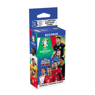 Topps Match Attax EURO 2024 Eco Pack Balíček Fotbalové karty
