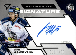 Jayce Hawryluk Liberec Tipsport ELH 2023/24 SportZoo 2. serie Authentic Signature Level 1 /130 #SL1-JH